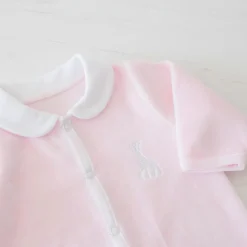 Pyjama en velours rose Sophie la girafe (3 mois)