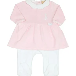 Pyjama robe Sophie la girafe rose (3 mois)
