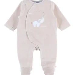 Pyjama velours beige Bali, Moka & Snow (dès la naissance)