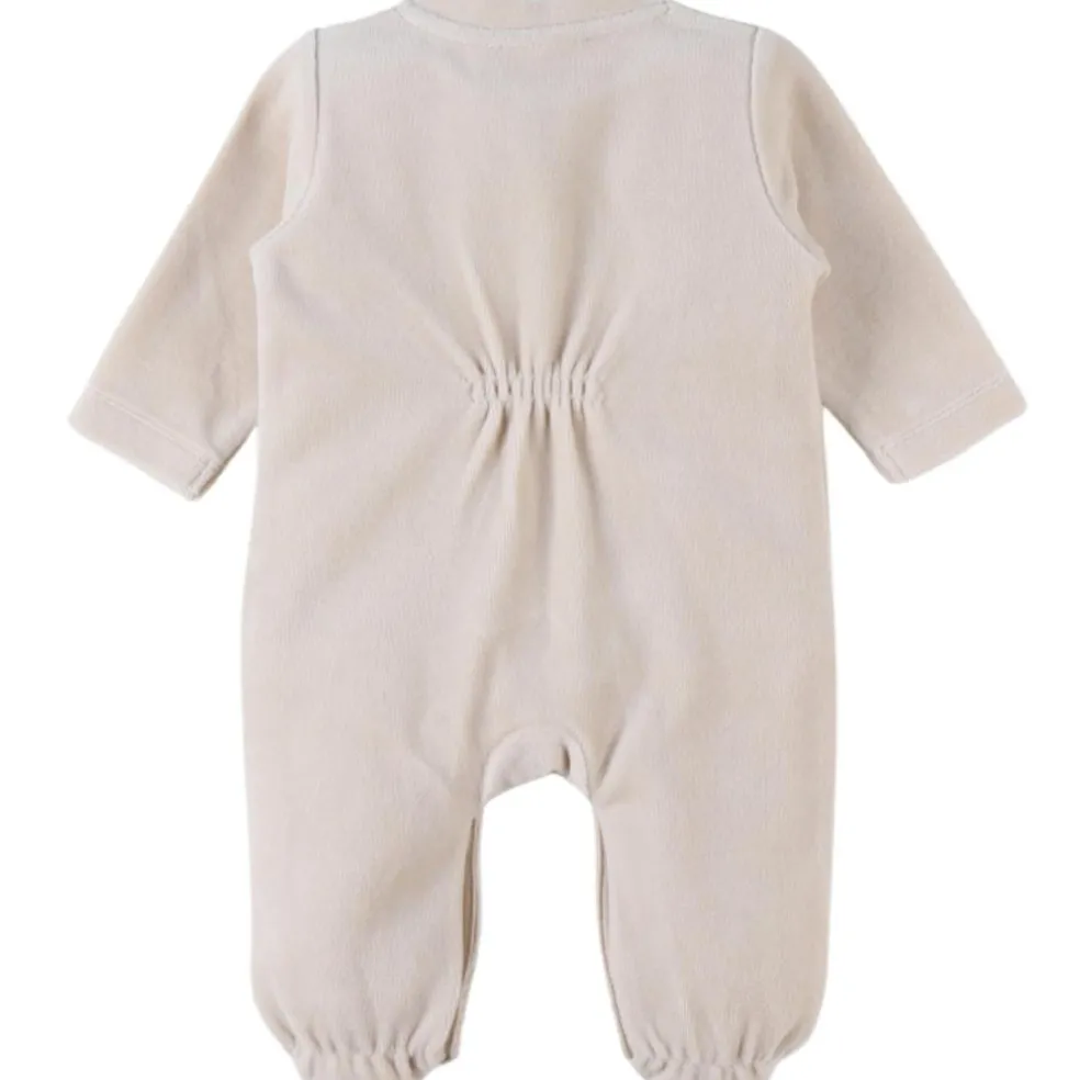 Pyjama velours beige éléphant (6 mois)