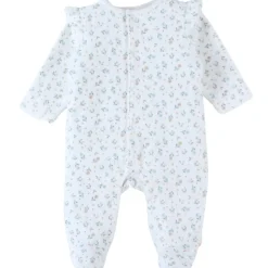 Pyjama velours imprimé fleuri (6 mois)