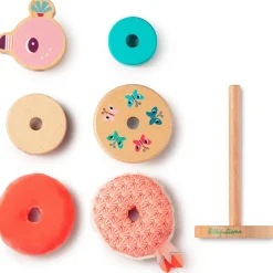 Pyramide à empiler Anaïs le flamant rose - Reconditionné