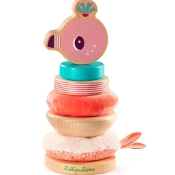 Pyramide à empiler Anaïs le flamant rose