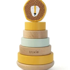 Pyramide à empiler en bois Mr. Lion