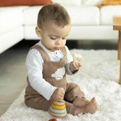 Pyramide à empiler en bois