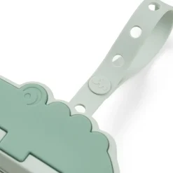 Range sucette en silicone Croco Vert