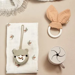 Range sucette en silicone Olive Green