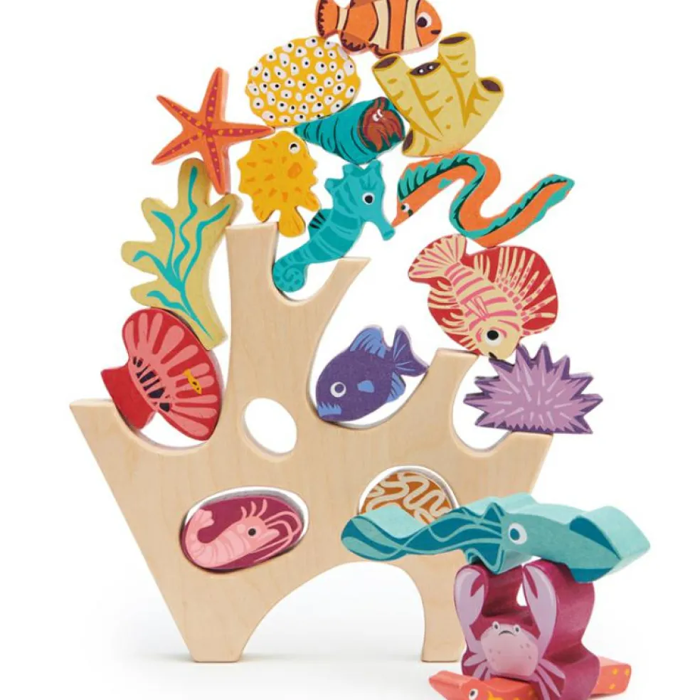 Récif de corail en bois à empiler
