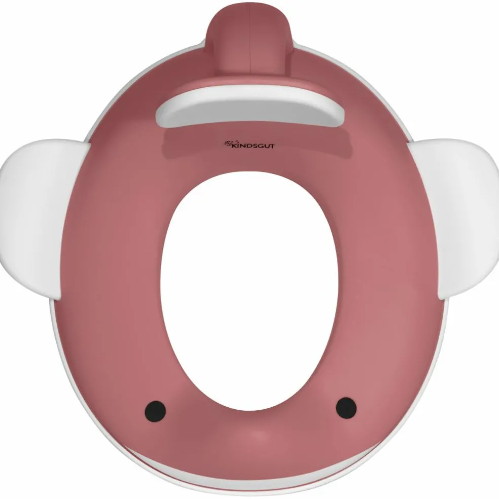 Réducteur de toilette Baleine Rose foncé