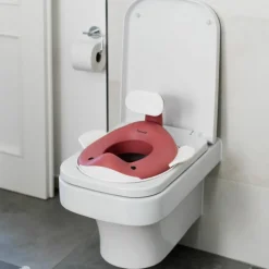 Réducteur de toilette Baleine Rose foncé