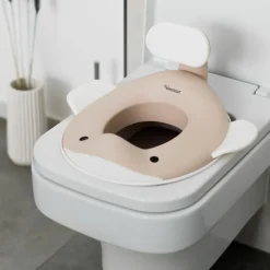 Réducteur de toilette Baleine Sable