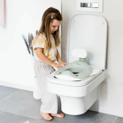 Réducteur de toilette Baleine Pistache