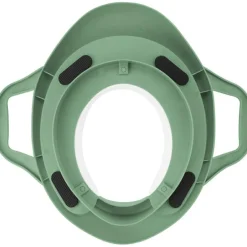 Réducteur de toilette rembourré avec poignées