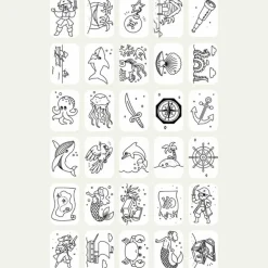 Recharge KIDYDRAW-MINI Thème : Pirates Princesses et Animaux Sauvages