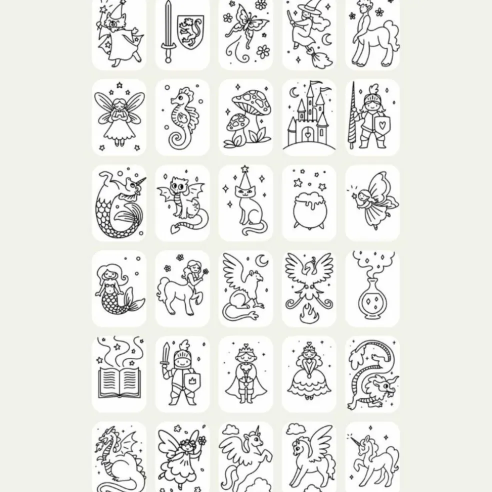 Recharge KIDYDRAW-MINI Thème : Once Upon a Time et Animaux