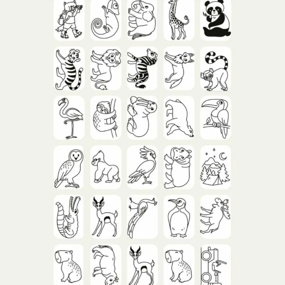 Recharge KIDYDRAW-MINI Thème : Once Upon a Time et Animaux