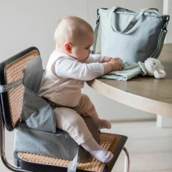 Réhausseur transportable à pois Poppy Mousse