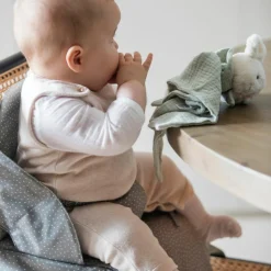 Réhausseur transportable à pois Poppy Mousse