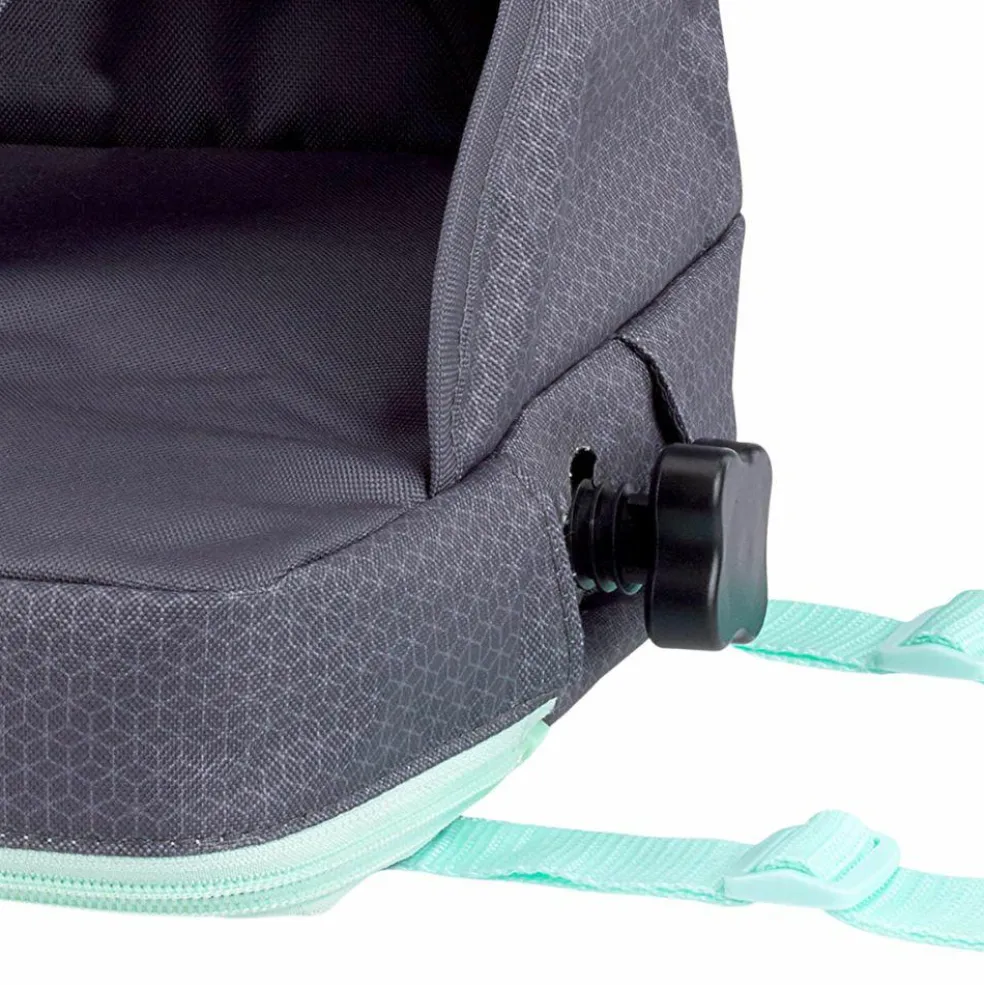 Réhausseur Up & Go gris et vert d'eau