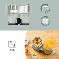 Robot cuiseur Nutribaby Glass Celadon Green