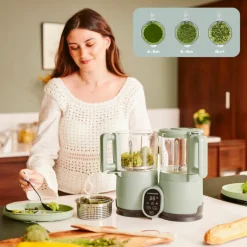 Robot cuiseur Nutribaby Glass Celadon Green