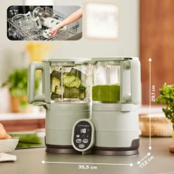 Robot cuiseur Nutribaby Glass Celadon Green