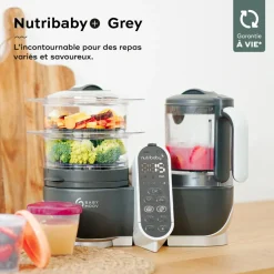 Robot cuiseur Nutribaby(+) Industrial grey