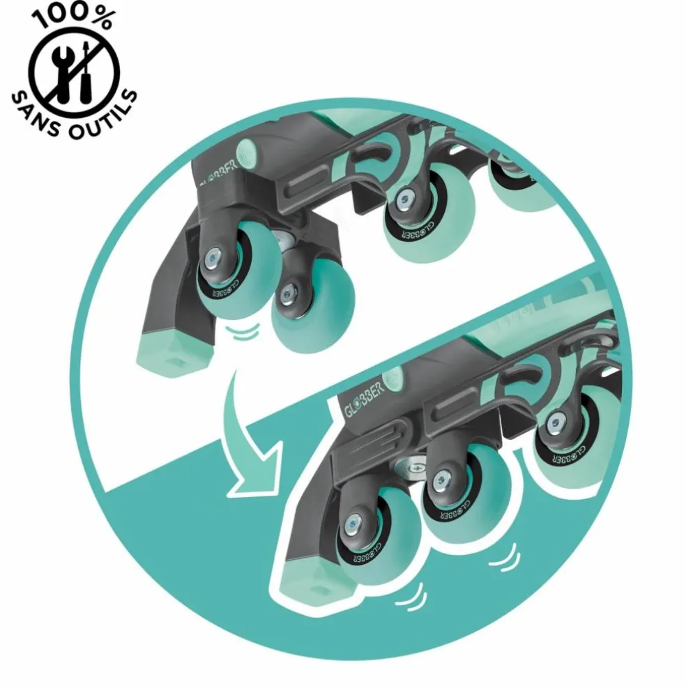 Rollers Learning Skate évolutif 2 en 1 Menthe (pointure 26-29)