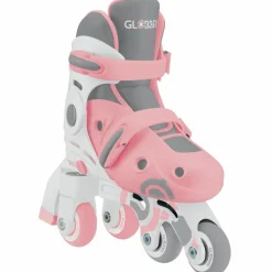 Rollers Learning Skate évolutif 2 en 1 Pastel Rose (pointure 30-33)