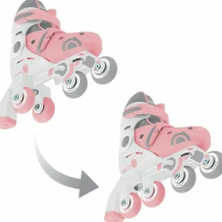 Rollers Learning Skate évolutif 2 en 1 Pastel Rose (pointure 30-33)
