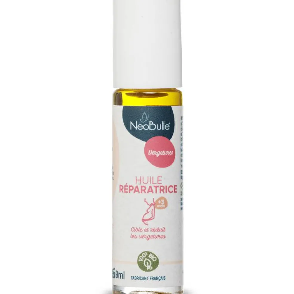 Roll-on huile de massage bio réparatrice vergetures (9 ml)