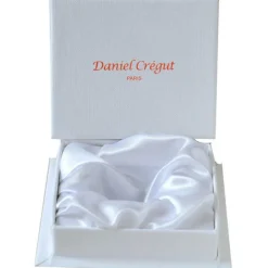 Rond de serviette Empire en métal argenté + coffret (personnalisable)