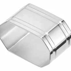 Rond de serviette Hyacinthe en métal argenté