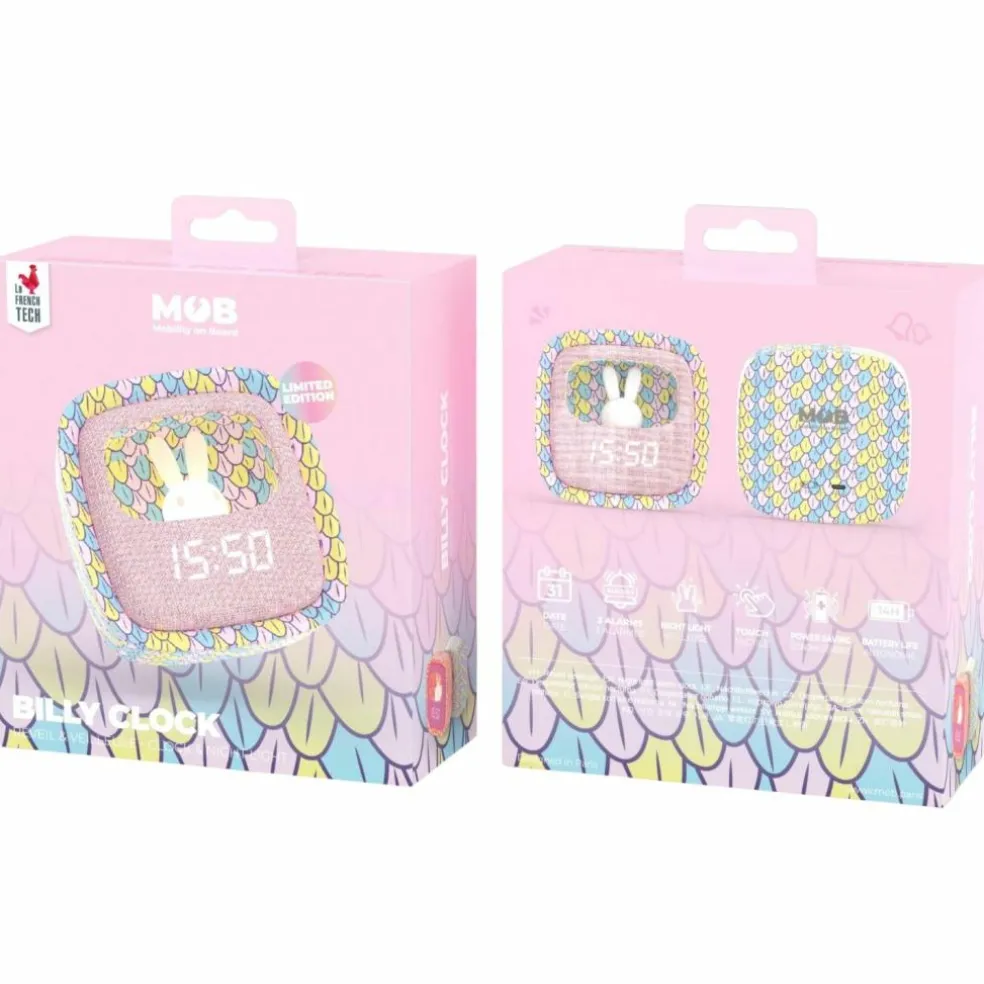 Réveil 2 en 1 Billy Clock Mermaid