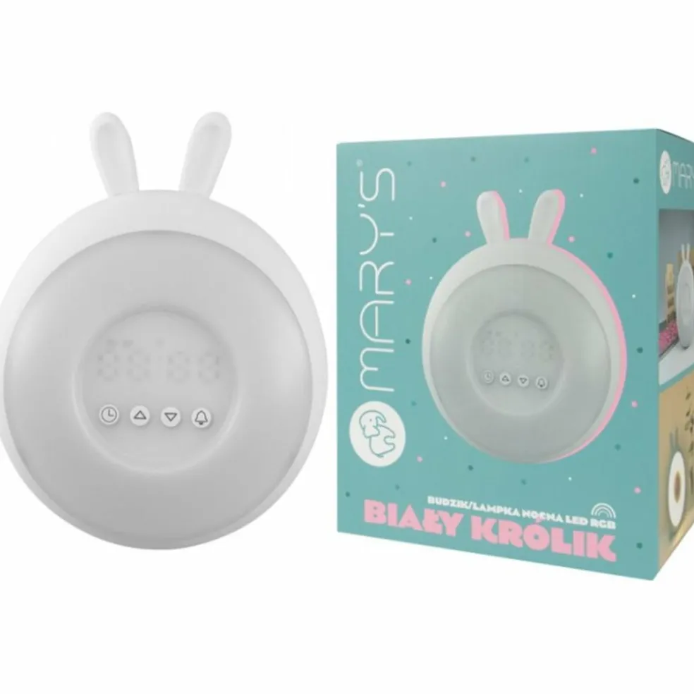 Réveil 2 en 1 Lapin Blanc