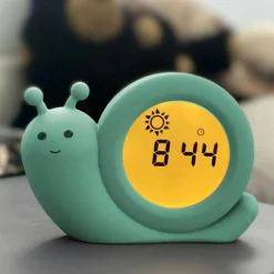 Réveil éducatif escargot Simon vert