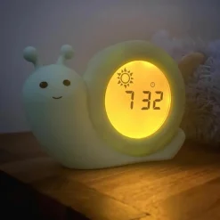 Réveil éducatif escargot Simon vert