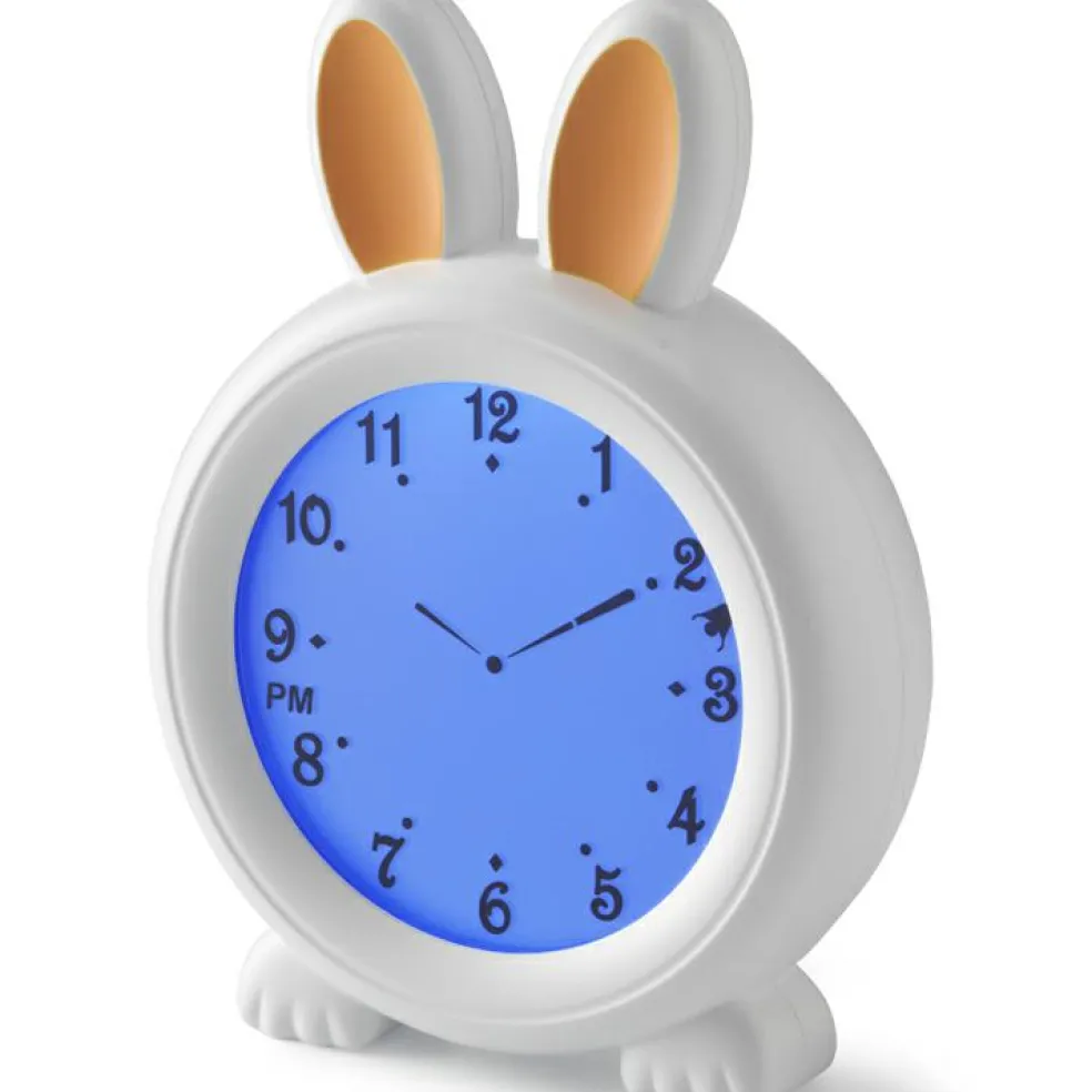 Réveil éducatif et veilleuse sleeptrainer lapin