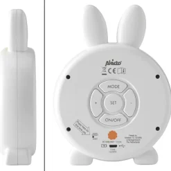 Réveil éducatif et veilleuse sleeptrainer lapin