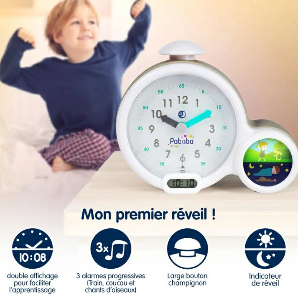 Réveil éducatif Kid'Sleep Clock rose