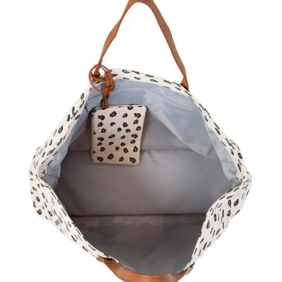 Sac à anses Family bag léopard