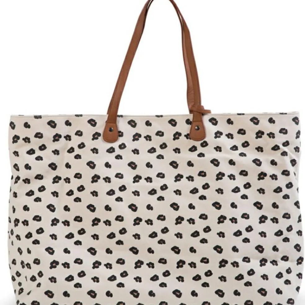 Sac à anses Family bag léopard