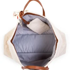 Sac à anses Family bag Teddy écru