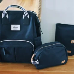 Sac à dos à langer Wellington bleu marine