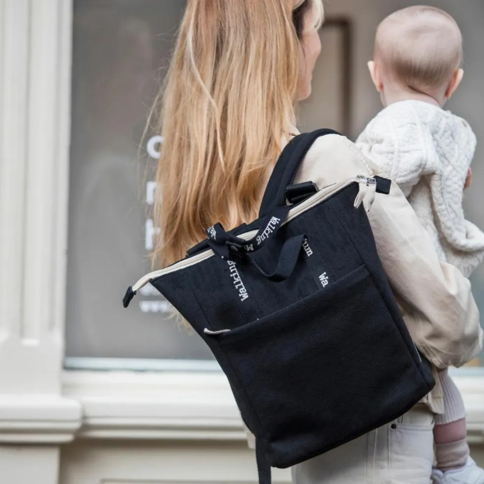 Sac à dos à langer Eco Mum Black