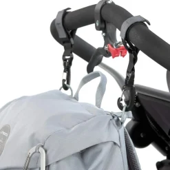 Sac à dos à langer en polyester recyclé gris Outdoor Green Label