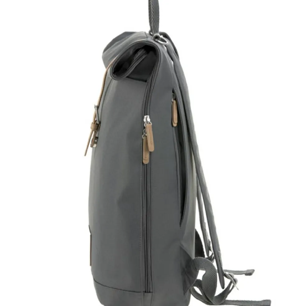 Sac à dos à langer en polyester recyclé Rolltop anthracite