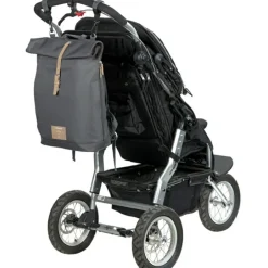 Sac à dos à langer en polyester recyclé Rolltop anthracite