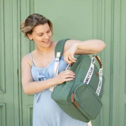 Sac à dos à langer Family club signature vert