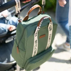 Sac à dos à langer Family club signature vert